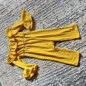 Mustard yellow romper